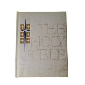 Holy Bible Peace Of Mind Edition Huge Family Color Illustrated KJV 1960 Vintage